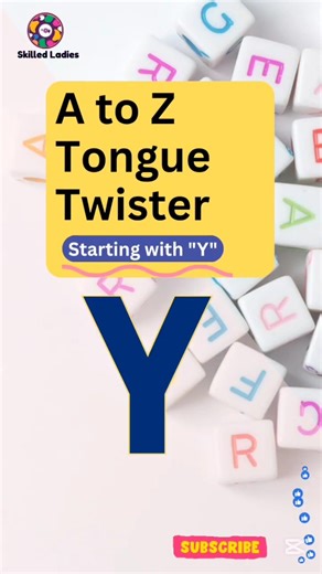 A to Z Tongue Twister Challenge – Letter Y | English Accent Practice (British vs American)