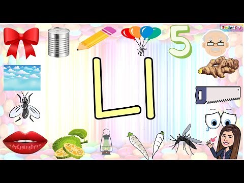 LETRANG Ll | MGA BAGAY NA NAGSISIMULA SA LETRANG Ll| TITIK Ll