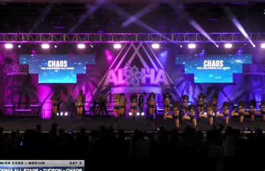 California Allstars Chaos Cheerleading Spotlight