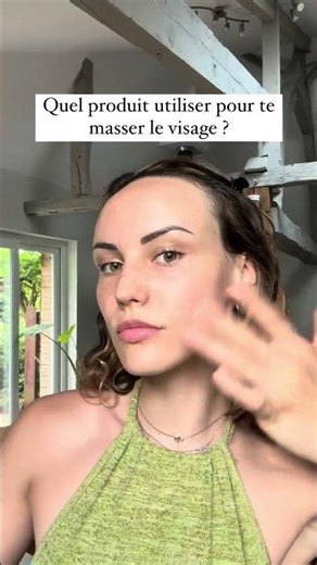Quel produit utiliser pour te masser le visage ?