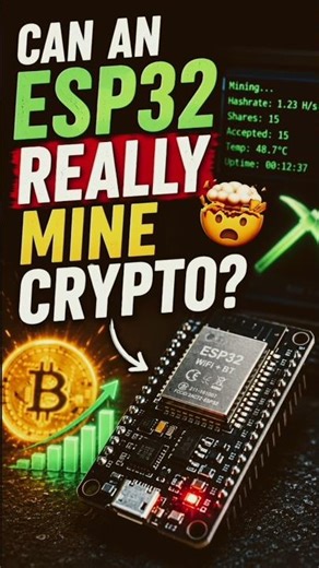 Can an ESP32 REALLY Mine Crypto? 🤯