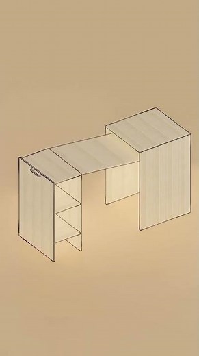 “Amazing Folding Table Design | Space Saving Furniture Idea”