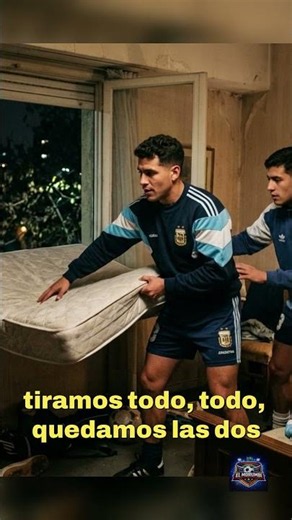 He threw Cholo Simeone's bed out the window!