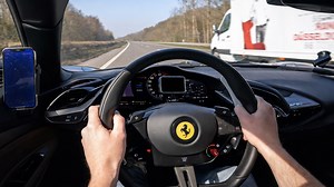 What it feels like to drive a Ferrari SF90 at high speed