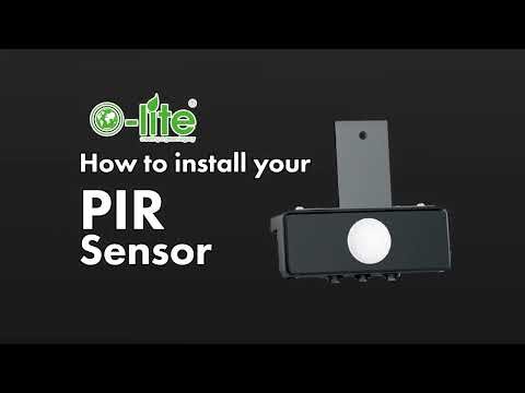 HOW TO INSTALL YOUR O-LITE PIR SENSOR