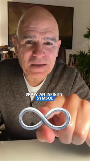 Swami Manuel English on Instagram: "Draw an infinity symbol ♾️ #symbol #infinity #magic"