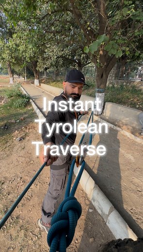 25 reactions | Instant Tyrolean Traverse #tyrolean #tyroleantraverse #mountaineering #climbing #ClimbingLife #climbingcommunity #outdooreducation #outdoors #RescueMission | Vishal Thakur | Facebook