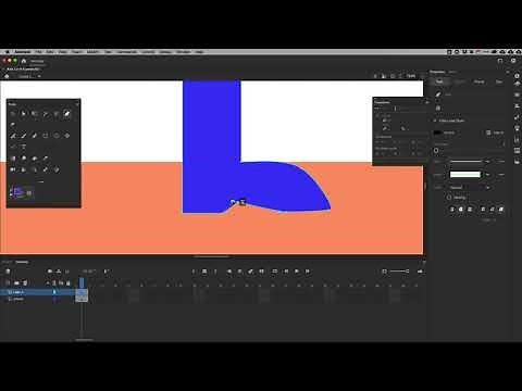 Adobe Animate CC 2020 - Animating a Walk Cycle with Leg Armatures