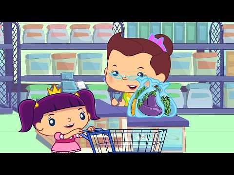 ABC Monsters: Alice visits the Supermarket | Video for Kids