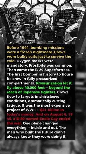 Inside the First Pressurized Warplane — Crews Flew in Shirtsleeves While Bombing Japan