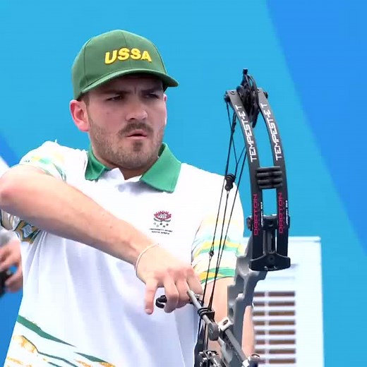 A near-perfect match.#compoundbow #archerycompetition #archeryman #archeryworldcup #archery #elongarrow #fyp #elongoutdoor #worldarchery #tiktokshot