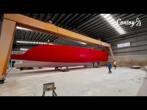 Desmolde casco Catamarán Contoy