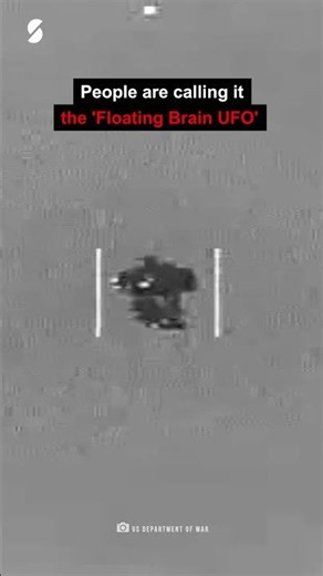 "Floating Brain UFO" Clearest UFO Sighting from Pentagon's 4th UFO Batch