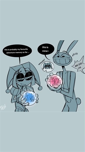 Best Adventure Memory!😍Jax X Pomni❤️The Amazing Digital Circus Comic Dub