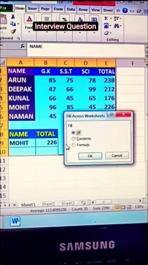 data copy #excel #exceltricks #exceltips #trending
