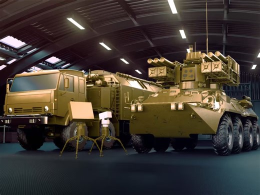 卡拉什尼科夫防空导弹系统“克罗纳-E”试射