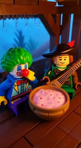 Party Clown is Eating a bowl of strawberry yogurt (ASMR)