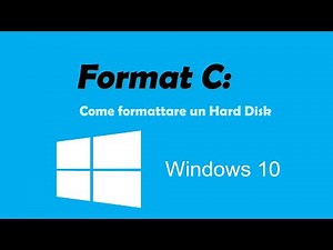 Formattare un hard disk su Windows 10