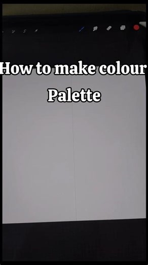 How to make a colour palette in procreate #colorpalette #art #ytshorts