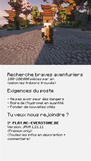 Everstone recherche de courageux aventuriers