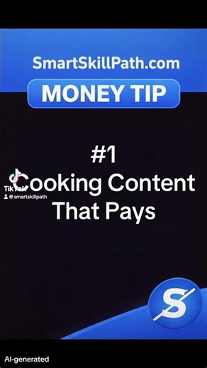 Money Tip #1: Cooking Content That Pays #shorts #makemoneyonline #makemoney