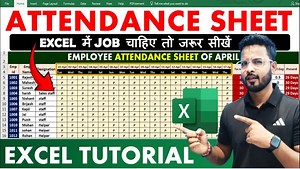 117K views · 1.5K reactions | How to make Attendance Sheet in Excel |...