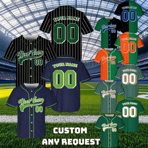All Stitched Jersey, Embroidery Jersey, Personalized Team Name and Number Baseball Jersey, Custom Baseball Jersey Shirt, Baseball Jersey - Etsy