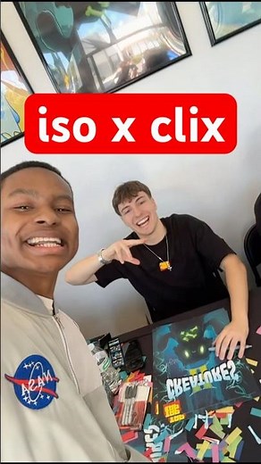 iso x clix! #fyp #fy #fortnite #isoish