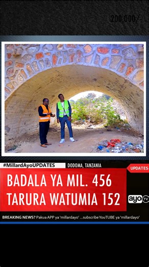 millardayo | Siku 13 zilizopita Boss wa TARURA Injinia Victor Seff alisema wamefanikiwa kujenga madaraja zaidi ya 400 katika maeneo mbalimbali ya... | Instagram