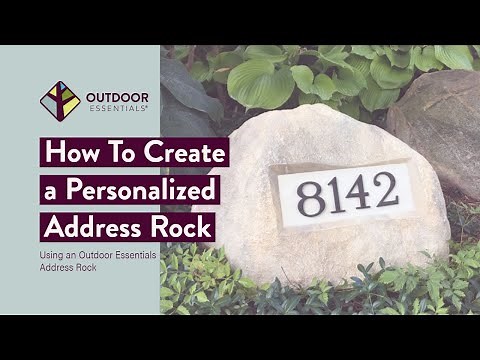 How to Create a Personalized Address Rock