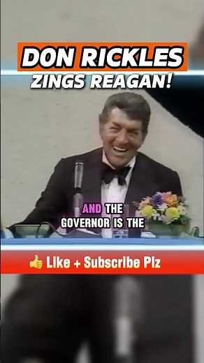 Don Rickles' Zings Ronald Reagan At Legendary Dean Martin Roast! #presidentsday #ratpack #shorts