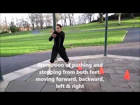 Cone Boxing Footwork & Combination Drills