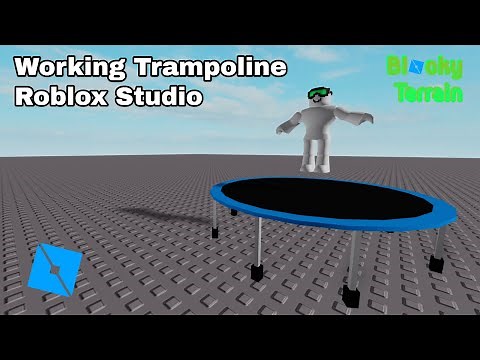 How to make a Working Trampoline | Roblox Studio
