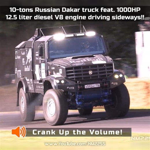 That's a zombie apocalypse truck if we ever seen one! 💀 - The 1000HP Kamaz Dakar Truck | NM2255