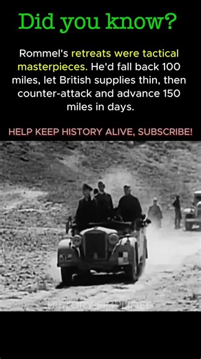 Rommel RETREATED On Purpose - Germans Pulled Off IMPOSSIBLE Comeback || WW2 #shorts #ww2