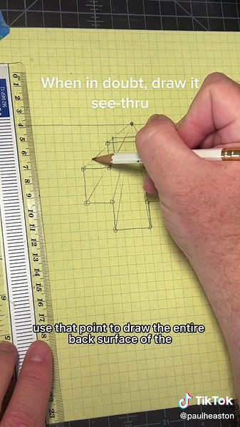 Drawing Transparent Objects: Understanding Depth in Perspective