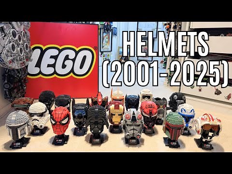 EVERY LEGO Helmet Set EVER (2001-2025)
