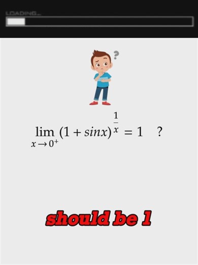 The limit EVERYONE gets wrong 👀 #MathTok #BrainTeaser #DidYouKnow #SmartTricks #STEM #Calculus #math