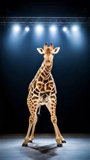 Breakdancing Giraffe..😂