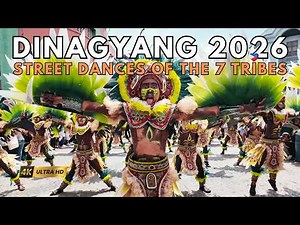 🎉Dinagyang Festival 2026 All 7 Tribes incl. Champion Salognon & quick Iloilo Day & Night Stroll🥁✨4K