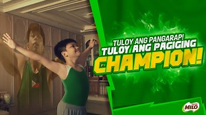 Mula noon hanggang ngayon, nagbago man ang panahon, tuloy ang kanyang pangarap maging champion with MILO! | MILO® Philippines