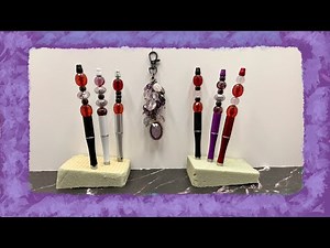 Chunky Beaded Dangle using beads from Cheryl.