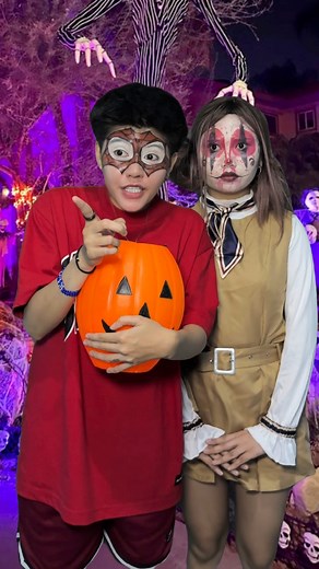 TRICK OR TREAT🎃 PART 3 | HALLOWEEN #fypシ゚viralシ #funnyreelsvideo #halloween2025 #trendingpost #reelsfypシ | Angel Vlog