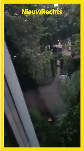 Gravendeel after the Netherlands-Sweden match: Asylum seekers pelt a Dutchman with bricks