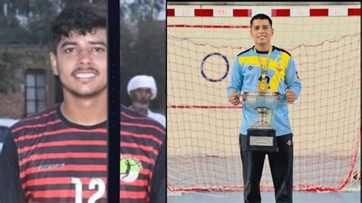 HPL on Instagram: "🔥🤾‍♂️ Player Introduction | Handball Pro League Nagpur 2k26 🤾‍♂️🔥 Standing tall between the posts — meet Sahil Ahlawat, our fearless wall of defence! 🧤🔥 📍 From: Jhajjar, Haryana ✈️ Organisation: Indian Air Force 🟢 Position: Goalkeeper | 🖐️ Right-handed 🏆 Achievements: 🥇 Inter-Services Gold Medal 🥇 Khelo India Youth Games Gold (2022) 🌏 Junior Asian Championship 2024 🥈 U-14 School Nationals Silver 🇮🇳 18 National appearances Ready to guard the goal at Handball Pro
