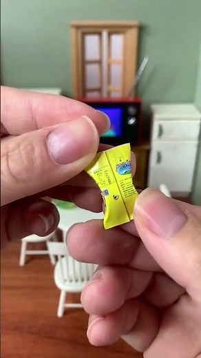 Mini kitchen smallest阿尔卑斯棒棒糖 #Mini kitchen #Mini food play #Micro-scale scene