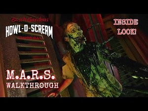 What's Inside M.A.R.S.? Complete Haunted House Walkthrough | Busch Gardens Tampa Bay 2025