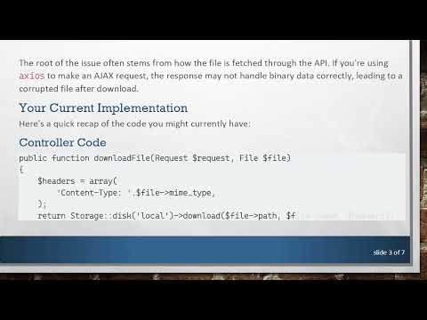How to Properly Download .docx Documents with Vue and Laravel