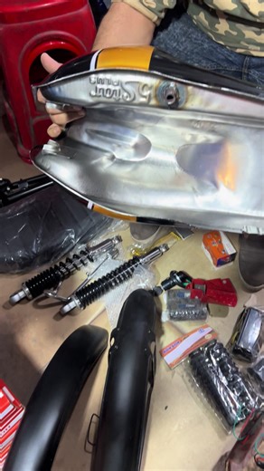 Motorcycle cafe racer package