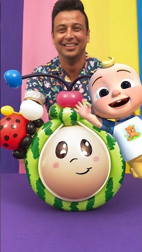 FUN CoComelon 🎈 Balloon Craft! DIY CoComelon! #balloon #shorts
